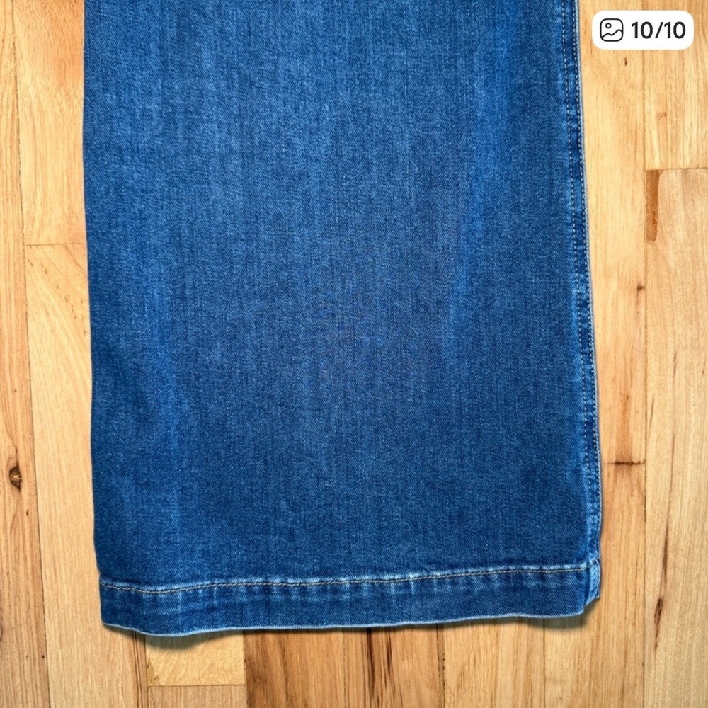 Joe's Jeans Flare Wide-Leg in Penny Blue - Picture 9 of 10